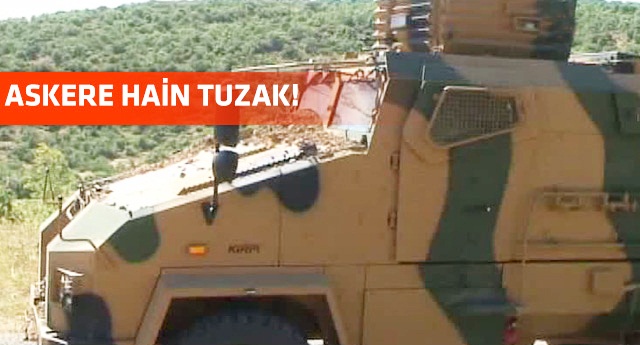 15 askerin olduğu aracın altında bomba patladı