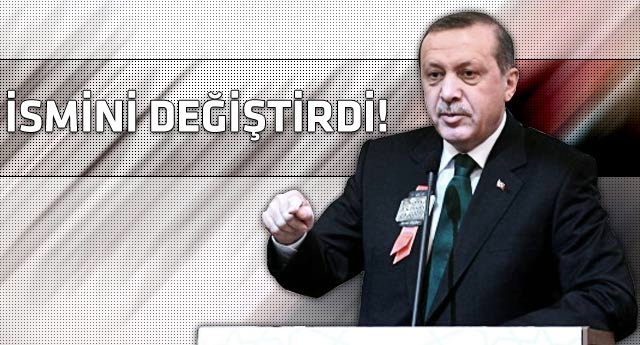 Erdoğan'dan sürpriz değişiklik!
