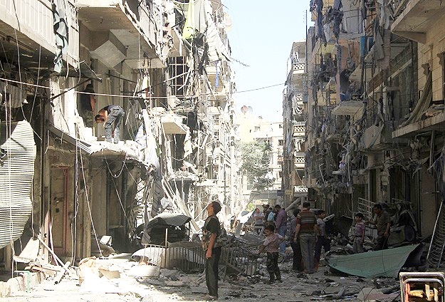 Ramazanda Halep'e varil bombası yağdı