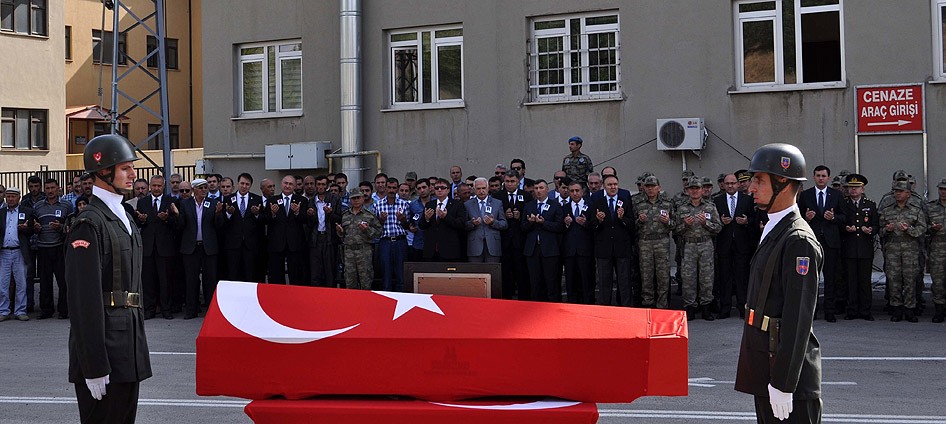 Şehit düşen köy korucusu Aktürk için tören düzenlendi