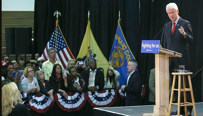 Clinton'ın seçim mitinginde 'Chobani' damgası