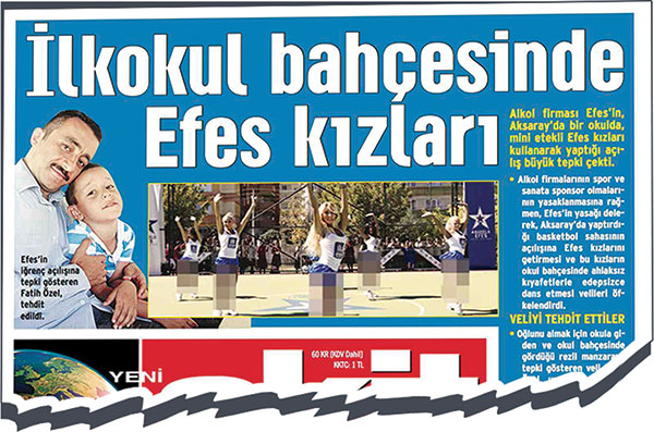Çirkin gösteri korsan çıktı
