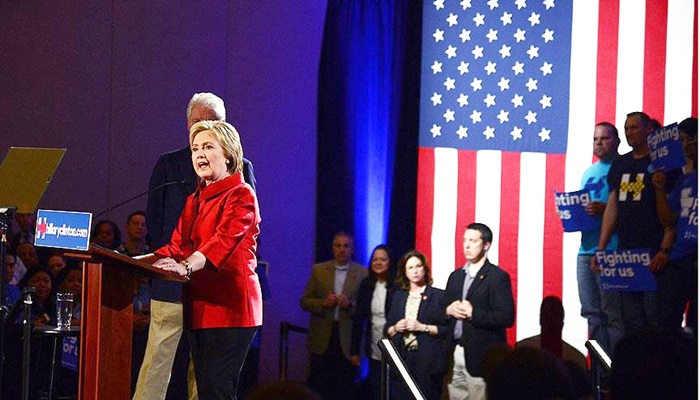 ABD'deki ön seçimlerde Clinton ve Trump önde