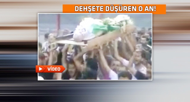 Bu kez de cenaze törenini bombaladılar!