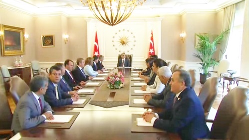 Cumhurbaşkanı Gül, Soma Maden Kazaları Araştırma Komisyonu üyeleriyle görüştü