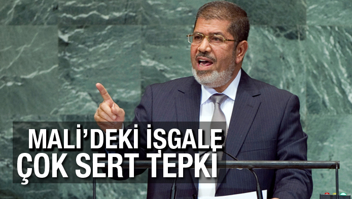 Mursi, Mali'deki eşkıyalığa sert çıktı