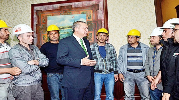 Başbakan Erdoğan maden işçileriyle görüştü