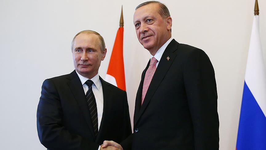 Erdoğan ve Putin bir araya geldi