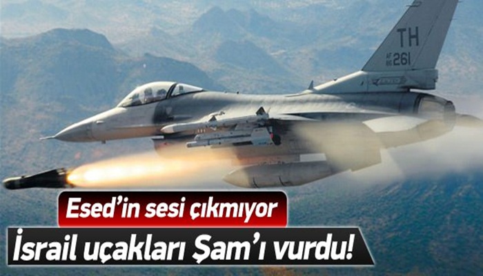 İsrail, Suriye'nin başkenti Şam'ı vurdu!