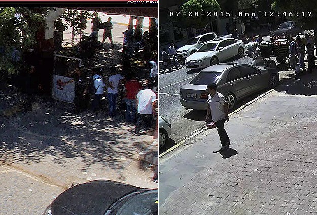 Suruç'taki canlı bomba MOBESE kameralarında
