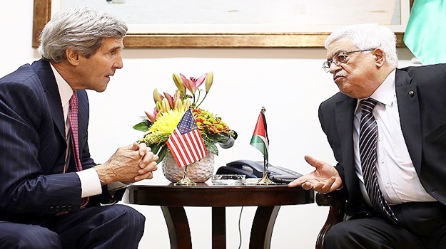 Kerry ve Abbas telefonda "Gazze'de ateşkes"i görüştü