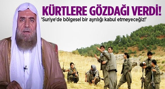 Esad karşıtından Kürtlere gözdağı!
