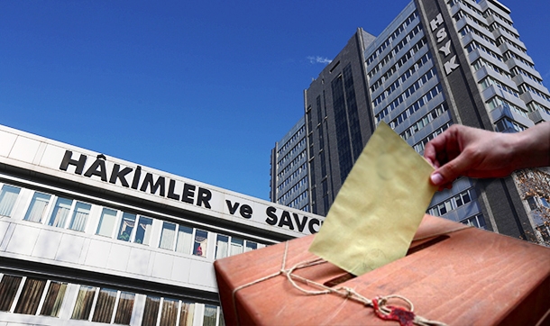 Hakim ve savcılar, HSYK'ya üyelik seçimi için oy kullanıyor