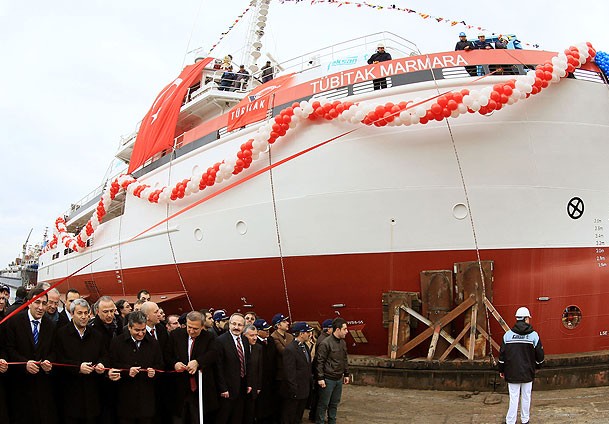 İlk yerli araştırma gemisi denizde