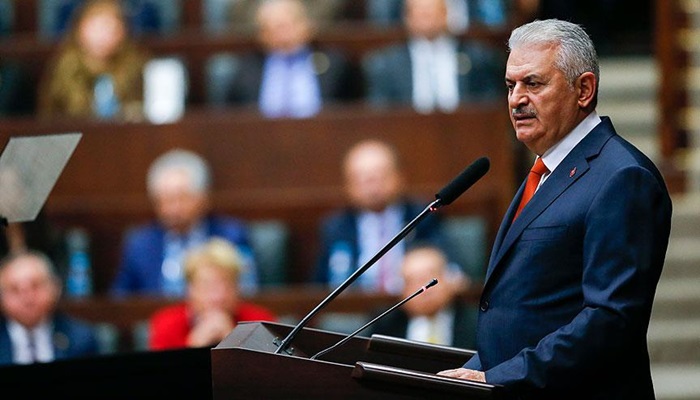 Yıldırım, AK Parti Grup Toplantısı'nda konuşuyor