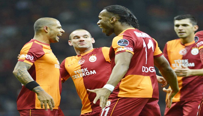 Galatasaray şov yaptı