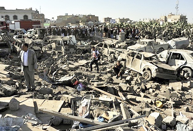 Yemen'de Husilere hava operasyonu