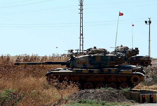 Lazkiye'den açılan ateşe misliyle karşılık verildi