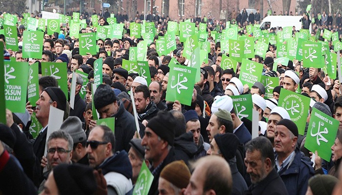 "Peygamberimize Saygı Zulme Lanet Yürüyüşü"