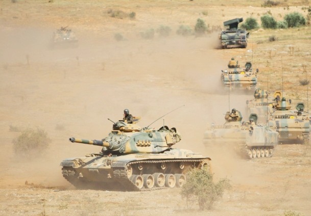 Kilis'te askeri tatbikat