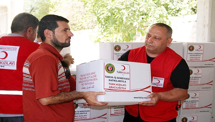 Türk Kızılayı'ndan Kerkük'te gıda yardımı