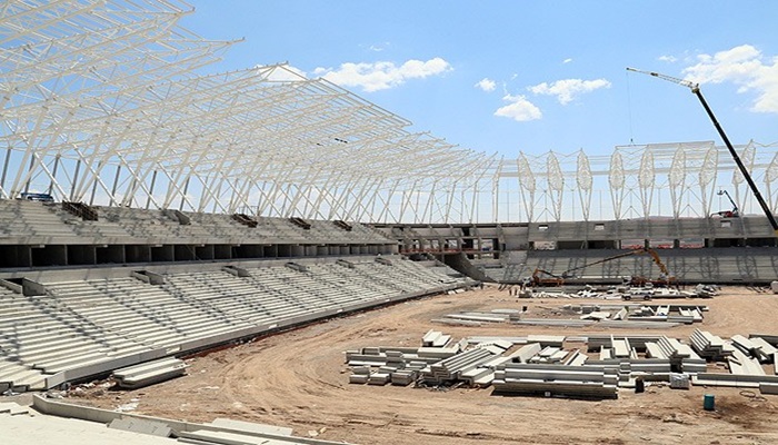 Türkiye'nin ilk ekolojik stadı yükseliyor