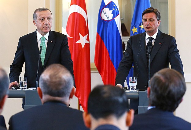 Cumhurbaşkanı Erdoğan Slovenya'da
