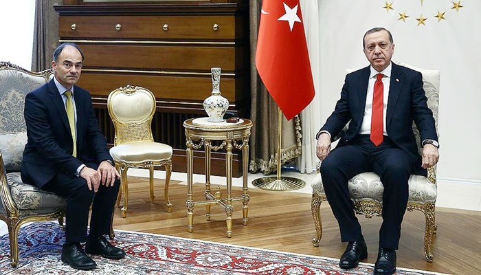 Cumhurbaşkanı Erdoğan, Rolls-Royce CEO'su East'i kabul etti