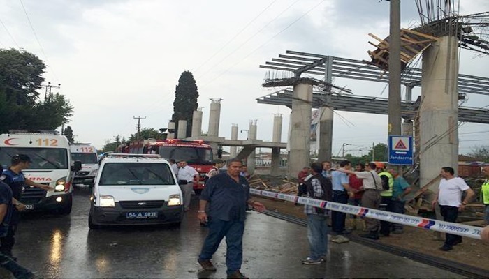 YHT istasyon inşaatında göçük