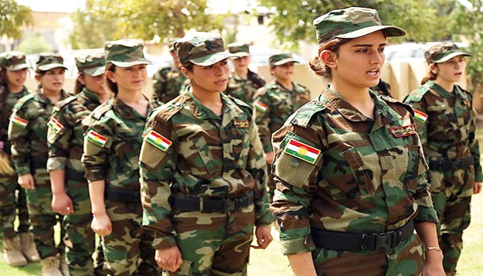 Yezidi kadınlar DAEŞ'e karşı silah altına alındı