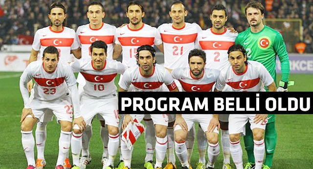 A Milli Takım'ın maç programı belli oldu
