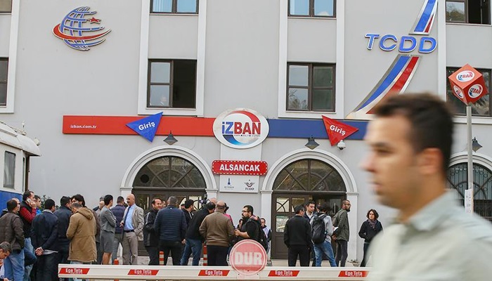 İZBAN'da grev başladı