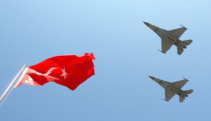 Suriye'den Türk savaş uçağına taciz