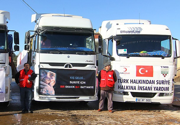 Yardımlar artarak sürüyor