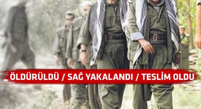 1558 terörist etkisiz hale getirildi
