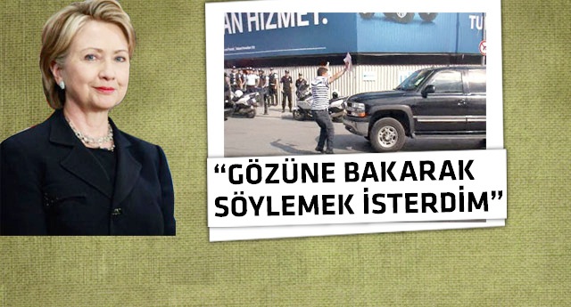 Clinton'ı protesto eden muhabir konuştu!