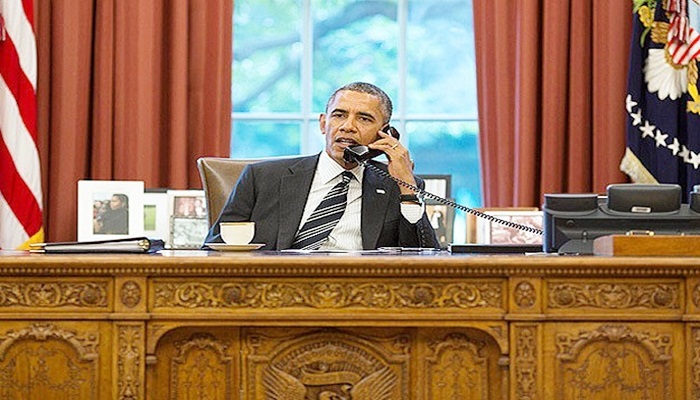 Obama ile Selman telefonda görüştü