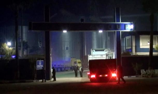 Hatay'da mühimmat yüklü TIR iddiası