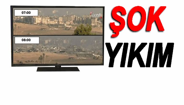 İsrail'in Gazze'de bir saatte yok ettiği mahalle
