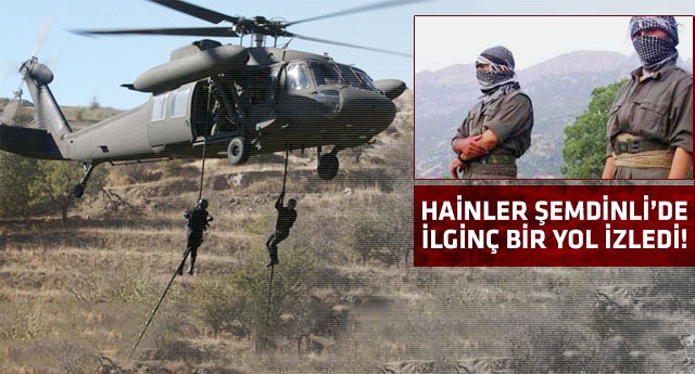 Teröristler hiç izlemediği bir yöntem kullandı!