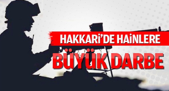 Şemdinli'de Terör Örgütüne Büyük Darbe