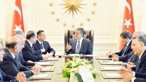 Cumhurbaşkanı Gül, Mesut Barzani'yi kabul etti