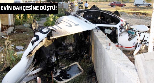 Eğitim uçağı düştü!