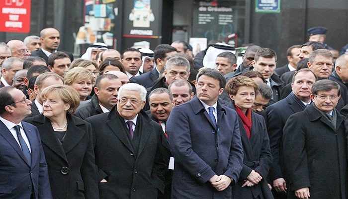 Dünya liderleri teröre karşı yürüdü
