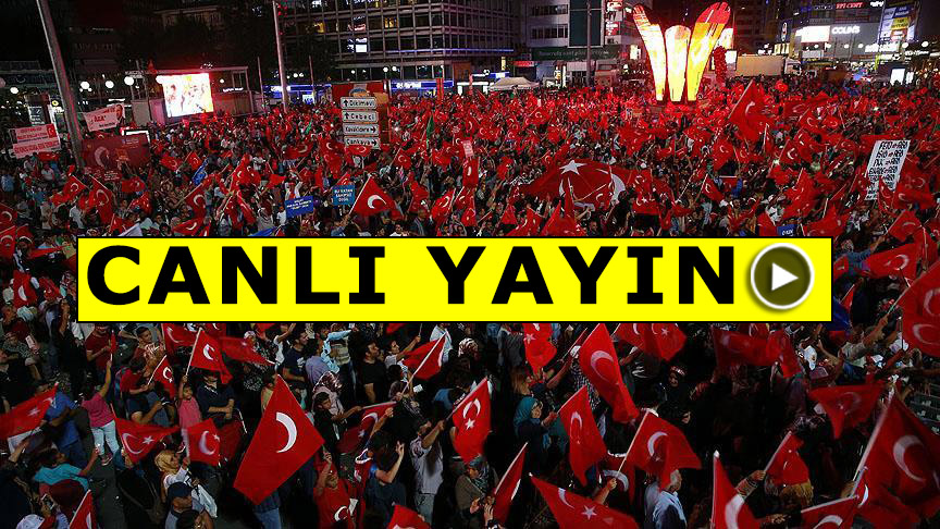 Meydanlarda demokrasi nöbeti sürüyor