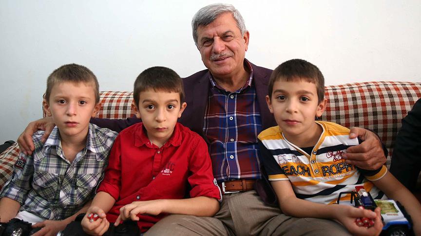 Recep, Tayyip, Erdoğan adlı üçüzler 7 yaşında