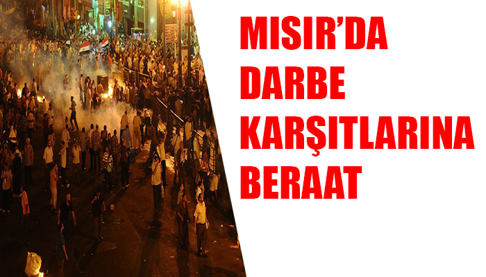 Mısır'da darbe karşıtlarına beraat