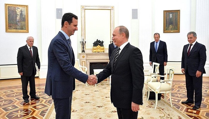 Esed Moskova'da Putin'le görüştü