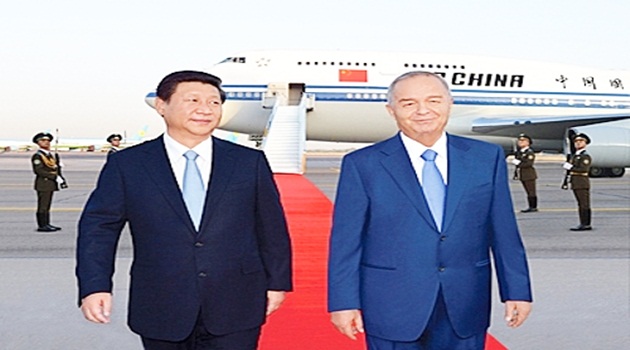 Çin lideri Xi Özbekistan'da
