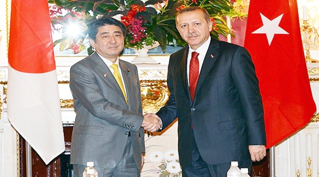 Başbakan Erdoğan, Japonya Başbakanı Abe ile bir araya geldi
